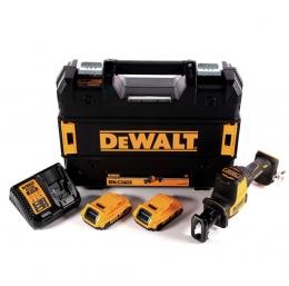 DeWalt DCS 369 D2 Akku Säbelsäge 18 V + 2x Akku 2,0 Ah + Ladegerät + TSTAK