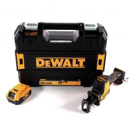 DeWalt DCS 369 NT Akku Säbelsäge 18 V + 1x Akku 5,0 Ah + TSTAK - ohne Ladegerät