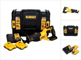 DeWalt DCS 382 D2T Akku Reciprosäge Säbelsäge 18 V Brushless + 2x Akku 2,0 Ah + Ladegerät + TSTAK