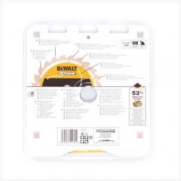 Dewalt DT 99569 XR Handkreissägeblatt 216 mm / 30 mm mit 36 Zähnen