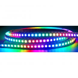 Diamex 2-m-LED-Streifen mit WS2812-kompatiblen-LEDs, 144 LEDs/m, weiße Platine