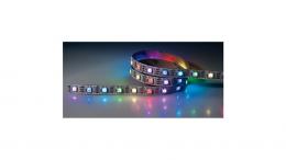 Diamex 5-m-LED-Streifen mit WS2812-kompatiblen-LEDs, 30 LEDs/m, weiße Platine