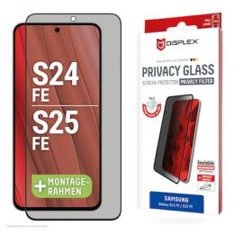 Displex Privacy Panzerglas für Samsung Galaxy S24 FE/S25 FE