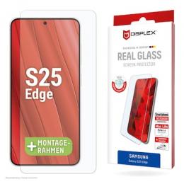 DISPLEX Real Glass Schutzfolie Samsung Galaxy S25 Edge Panzerglas