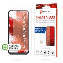 DISPLEX Smart Glass (9H) für Samsung Galaxy A02/A02s A03/A03s Montagesticker, unzerbrechlich, ultra-dünn, unsichtbar