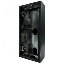 DoorBird Aufputz-Montage-Rückgehäuse D2101V für Türsprechanlagen, Edelstahl, gebürstet, Titan-Optik