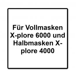 Dräger Rd40 Partikel Filter Set 6x P3 R ( 6x 6738932 ) für Vollmasken X-plore 6000 und Halbmasken X-plore 4000