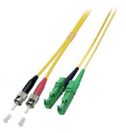 Duplex Jumper E2000/APC8/ST 7.5 m, LSZH, 9/125 OS2, gelb