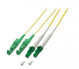 Duplex Jumper LC-APC/E2000-APC 15 Meter, 9/125 OS2