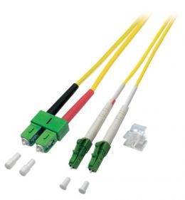 Duplex Jumper LC-APC/SC-APC 8 1 Meter, 9/125 OS2