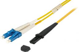 Duplex Jumper MTRJ/LC 9/125 20 m, OS2, LSZH, gelb
