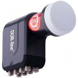 DUR-line Premium-LNB +Ultra Octo, für 8 Teilnehmer, 52-65 dB Grundverstärkung, LTE-Filter