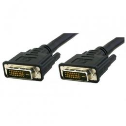 DVI-D Dual-Link Anschlusskabel Stecker/Stecker Schwarz 10 m