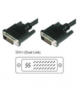 DVI-I 24+5 Dual Link, Anschlusskabel, Stecker/Stecker, Analog / Digital, 1,8m