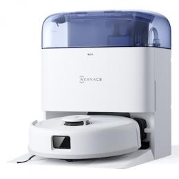ECOVACS DEEBOT MINI Blau/Weiß Saug-Wisch-Roboter mit Reinigungsstation