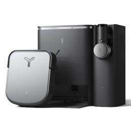 ECOVACS DEEBOT X2 COMBO Schwarz Saug-Wisch-Roboter mit Reinigungsstation und Akkustaubsauger