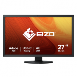 Eizo ColorEdge CS2740 Grafik Monitor - 68,4 cm (27 Zoll), LED, IPS-Panel, 4K UHD, Adobe RGB >99 %, DCI P3 90%, sRGB 100%, Höhe