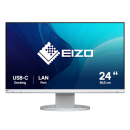 Eizo FlexScan EV2490-WT Office Monitor - IPS, USB-C, 5 ms, HDMI