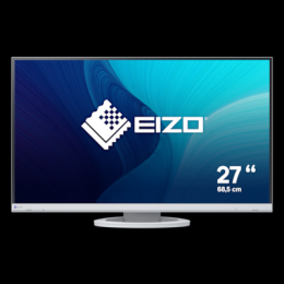 Eizo FlexScan EV2760-WT Office Monitor - 69 cm (27 Zoll), WQHD-Auflösung, Höhenverstellbar