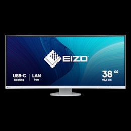 Eizo FlexScan EV3895-WT - LED, Curved IPS-Panel, UWQHD, USB-C