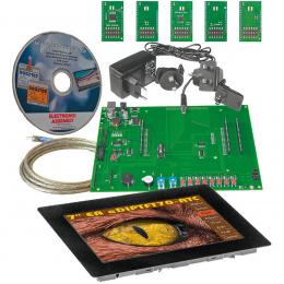 Electronic Assembly Starterkit mit Grafik-LCD EA EVALeDIPTFT70TC, 800 x 480 Pixel