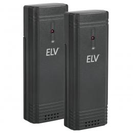 ELV 2er-Spar-Set Zusatz-Thermo-/Hygrosensor für Funk-Wetterstation WS50