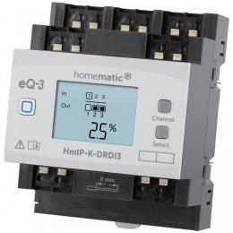 ELV Bausatz Homematic IP 3-fach-Funk-Dimmaktor für Hutschienenmontage HmIP-K-DRDI3