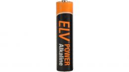 ELV POWER Alkaline Batterie Micro AAA, einzeln