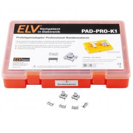 ELV Prototypenadapter – Professional – Kondensatoren K1, mit Aufbewahrungsbox, PAD-PRO-K1, 265 Teile
