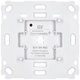 ELV Smart Home ARR-Bausatz Schaltaktor für Markenschalter – 2-fach powered by Homematic IP