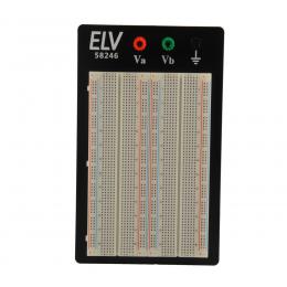 ELV Steckplatine/Breadboard 104 J, 1660 Kontakte, mit Drahtbrücken-Set