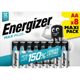Energizer Alkaline-Batterien Max Plus 150 Mignon (AA) 8er Pack