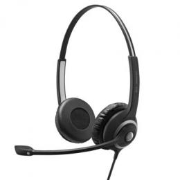 EPOS Headset IMPACT SC 268, Stereo, kabelgebunden EasyDisconnect, binaurales Headset mit Kopfbügel, für Narrowband Telefone, inkl. Tasche