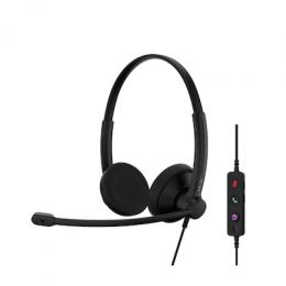Epos IMPACT 100, Stereo-Headset, Kabelgebunden, USB-C+A Super-Wideband-Technologie, Teams zertifiziert