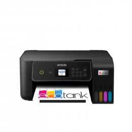 EPSON Drucker EcoTank ET-2871, Drucken, Kopieren, Scannen, Smart-Panel-App, maximale Druckgeschwindigkeit 33 Seiten/Min Schwarzweiß (Normalpapier), 15 Seiten/Min Farbe (Normalpapier)