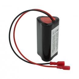 Ersatzakku für Notleuchten D1x3 4/3A mit  Kabel und Faston-Buchse -6,3mm / +4,8mm  Notleuchtenakku