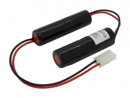 Ersatzakku für Notleuchten L1x2 Sub-C mit 200mm Kabel und Stecker Notleuchtenakku