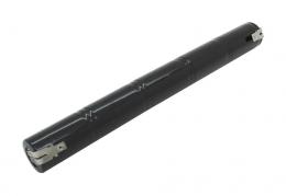 Ersatzakku für Notleuchten Ni-MH 6,0V 3000mAh L1x5 Sub-C mit Faston-Anschluss +6,3mm / -4,8mm Notleu