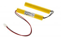 Ersatzakku für Notleuchten Sub C  2 x 3er Stange mit Kabelbrücke Molex Stecker Notleuchtenakku