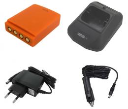 Ersatzakku HBC Radiomatic FUB06N BA223 BA223000 BA223030 Kransteuerung + Ladegerät