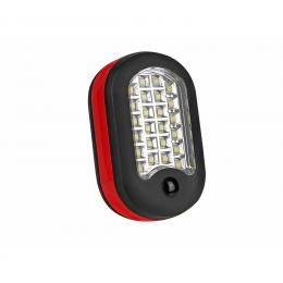 EUFAB 2-in-1-Taschenlampe, mit Lichtfeld- und Taschenlampenfunktion, Befestigungshaken, Magnet