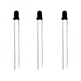 Everlight Fototransistor ELPT204-6B, schwarz, 3 mm, 0,7 mA