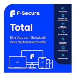 F-Secure Total [10 Geräte - 1 Monat] - Abonnement mit wiederkehrender Zahlung