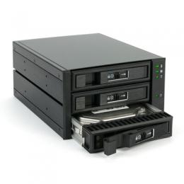 FANTEC BP-T2131, SAS & SATA Backplane fr 3x 3,5/2,5 HDD/SSD, schwarz