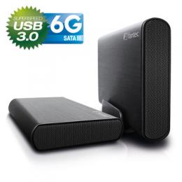 FANTEC DB-AluSky U3-6G, externes 3,5-SATA-Gehuse, USB 3.0, Alu, schwarz