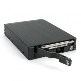 FANTEC MR-25DUAL, 2,5 SATA + SAS HDD/SSD Wechselrahmen, schwarz