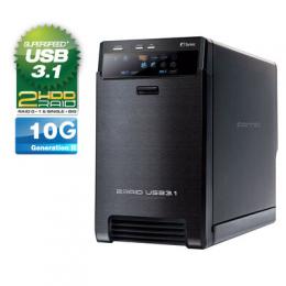 FANTEC QB-X2U31R, 2x 3.5 HDD RAID Gehuse mit USB 3.1