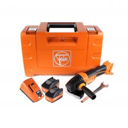 FEIN CCG 18-125 BLPD Akku Winkelschleifer 125 mm 18V ( 71200462000 ) Set im Koffer mit 2x 5,2 Ah High Power Akku und Lader