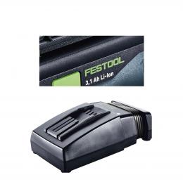 Festool Akku Set 18V mit 2x BP 18 Li 3,1 C Akkupack 3,1Ah ( 201789 ) + TCL 6 Ladegerät ( 201135 )