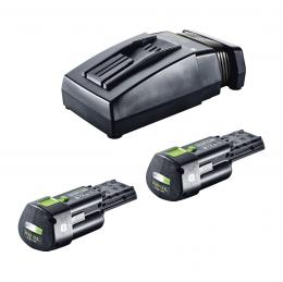 Festool Akku Set 18V mit 2x BP 18 Li 3,1 Ergo-I Akkupack 3,1Ah Bluetooth ( 202497 ) + TCL 6 Ladegerät ( 201135 )